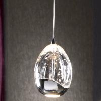 Colgante Rocio Schuller - metal cromo 1 luz LED