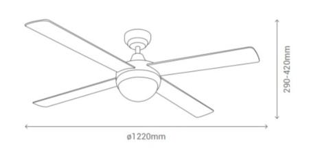 Ventilador Cross Sulion Medidas