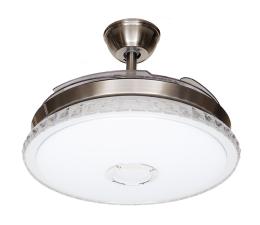 Ventilador Tegaluxe - Pavarotti Plateado aspas retractiles 107cm.Ø