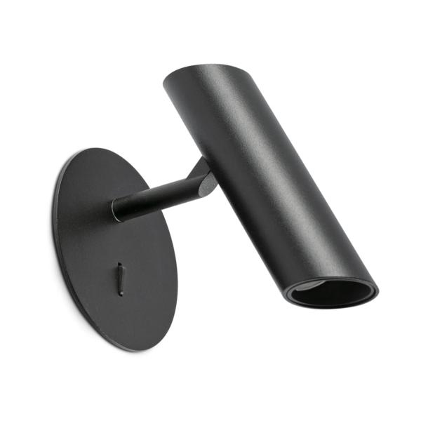 Aplique LEO Proyector con interruptor negro LED Faro 