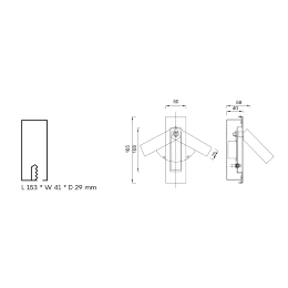 Aplique interior GOKOVA Mantra - Luz Led