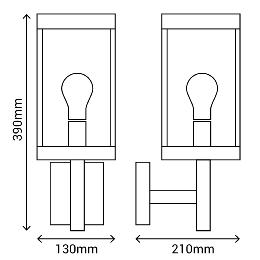 Lampara Pared Lope Sulion - Iluminacion de exterior