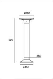 Baliza exterior Yika Forlight - luz LED