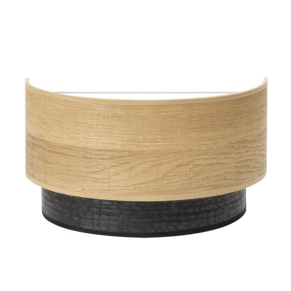 Aplique Colet Fabrilamp - Negro/Madera Clara