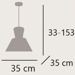 Colgante CARLO saco beige 1 x 60w e-27 - ALEMAR