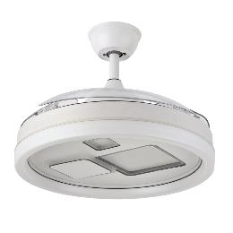 Ventilador JANDULA Blanco Fabrilamp - Motor DC Ø107cm