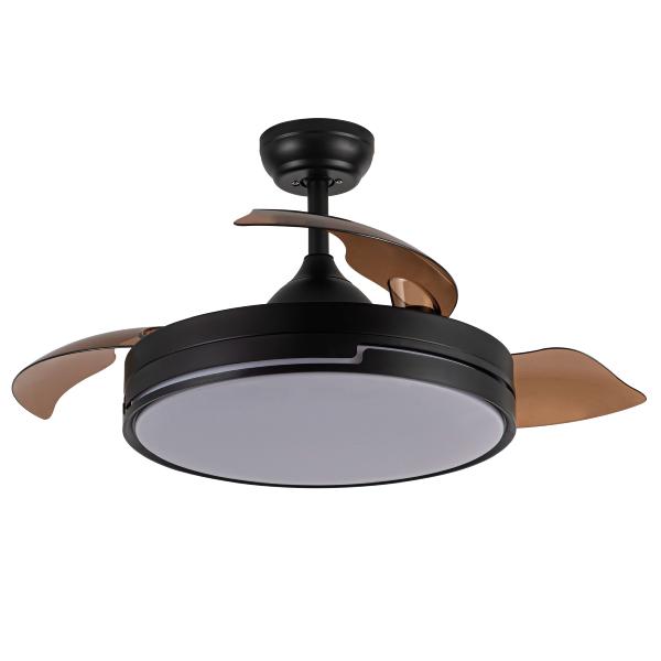 Ventilador OLIMPIA Negro Fabrilamp - Motor DC Ø109cm