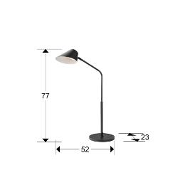 ESINO- SOBREMESA 1L NEGRO - SCHULLER