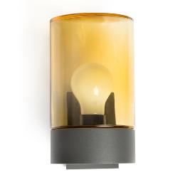 Aplique exterior KILA gris oscuro ambar Faro