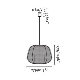 Colgante exterior NARITA marrón óxido Faro