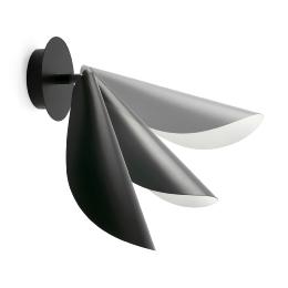 Aplique pared LIGGERA negro Faro Barcelona