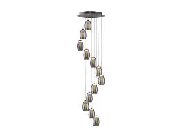 NUEVA NEBULA - LAMPARA 12L CROMO - SCHULLER