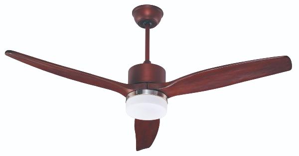 Ventilador Bambu Narvi - 132cm aspa madera natural