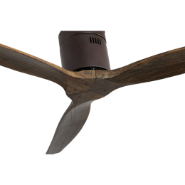 Ventilador AGUILON Marrón- Sin luz - Fabrilamp motor DC. 132cm.Ø