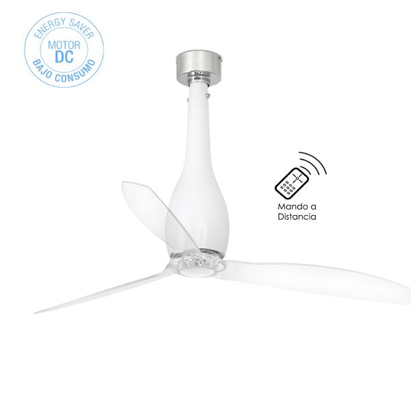 Ventilador Eterfan FARO - blanco mate motor DC 128cm. Ø