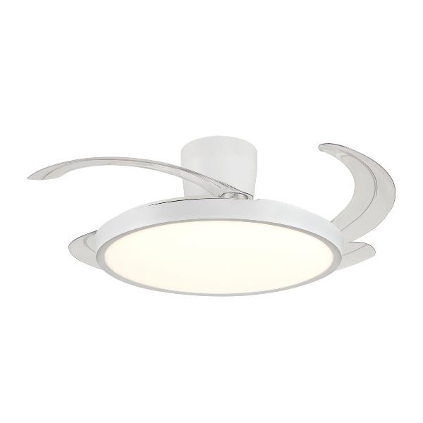 Ventilador Melody-L Blanco con base PB - Motor DC. 48-108cmØ.