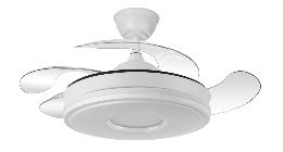 Ventilador DANI Mini Blanco - Fabrilamp. Motor DC Ø91cm