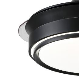 Ventilador Retractil Selina-S Mini Negro P&B - Motor DC. 40-92cmØ.