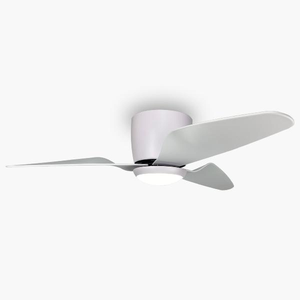 Ventilador HIMILCE Blanco SUNACA - Motor DC. luz LED. 105cmØ.
