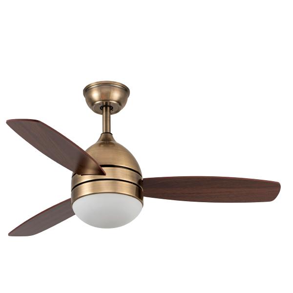 Ventilador MAESTRAL Oro Envejecido Fabrilamp - Motor DC. 107cm.Ø