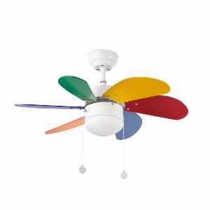 Ventilador de techo Palao FARO Multicolor 81cm.Ø