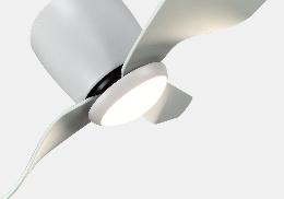Ventilador MINA Blanco- Sunaca - motor DC luz  LED Ø132cm. 
