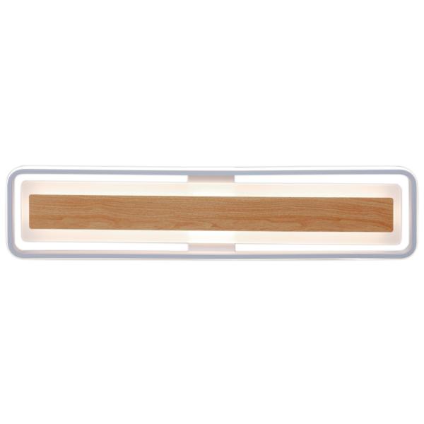 Plafon led VOLANO madera-blco led 80w 6232lm 4000k- 80*18cm - ALEMAR