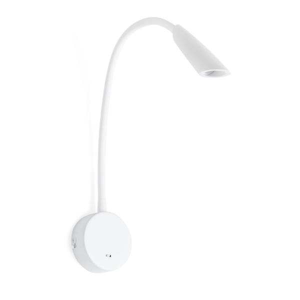 Aplique BOKEN lector blanco LED Faro Barcelona