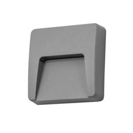 Aplique exterior Grove Forlight - Blanco, gris y negro - LED 