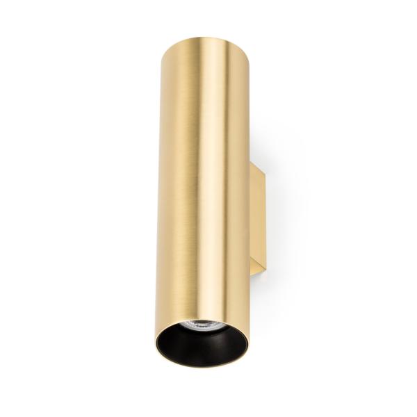 Aplique pared STAN 2 luces oro satinado Faro Barcelona  