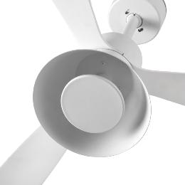 Ventilador AMELIA L CONE Blanco FARO - Motor DC - Luz Led Ø132cm