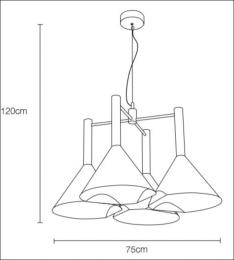 Lámpara Conika Mimax Lighting - Lámpara colgante