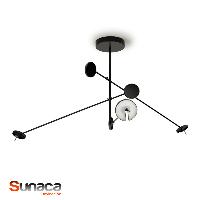 Lampara Invisible Leds-C4. Lampara 3 brazos