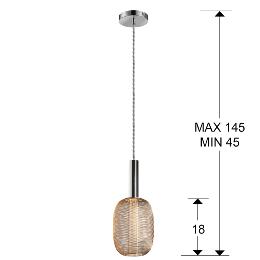 Lampara MICRON 1 luz - Schuller.