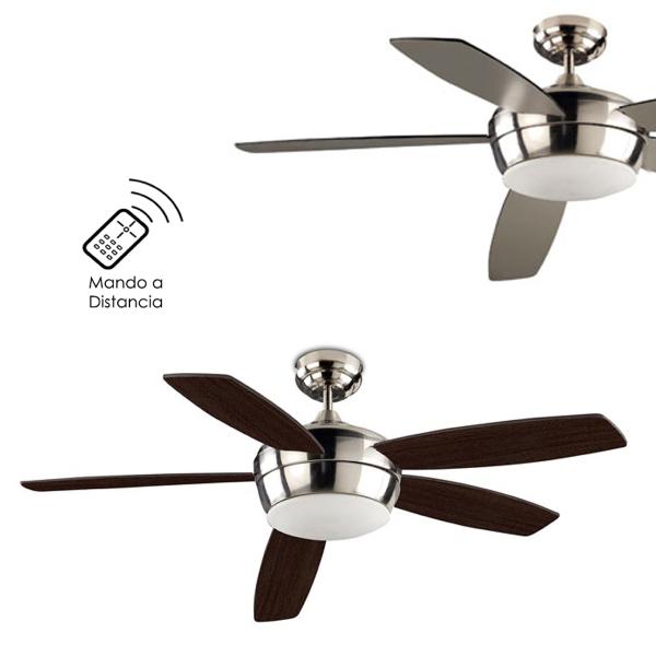 Ventilador Samal Leds-c4  Niquel. Ø 132cm