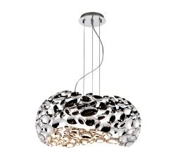 Colgante Narisa Schuller Ø46cm. Rosa/blanco/cromo