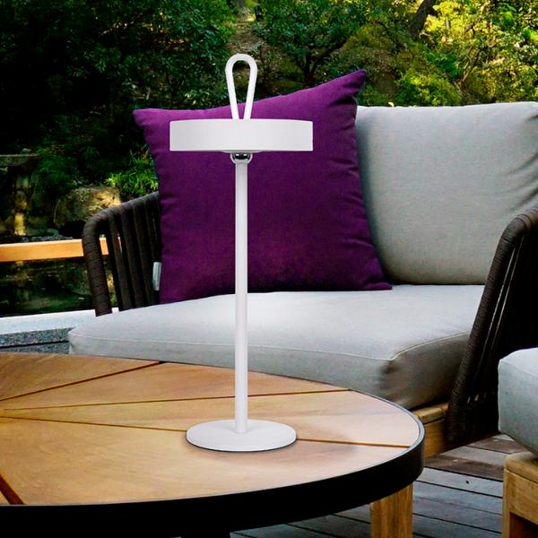 GONG- SOBREMESA LED BLANCO - SCHULLER