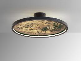 STONE  APLIQUE/PLAFON LED CCT- NEGRO D60 - SCHULLER