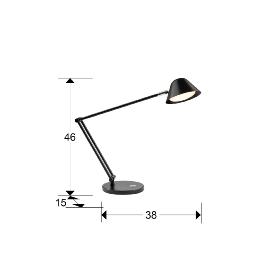 TAROS FLEXO 1L NEGRO - SCHULLER LED