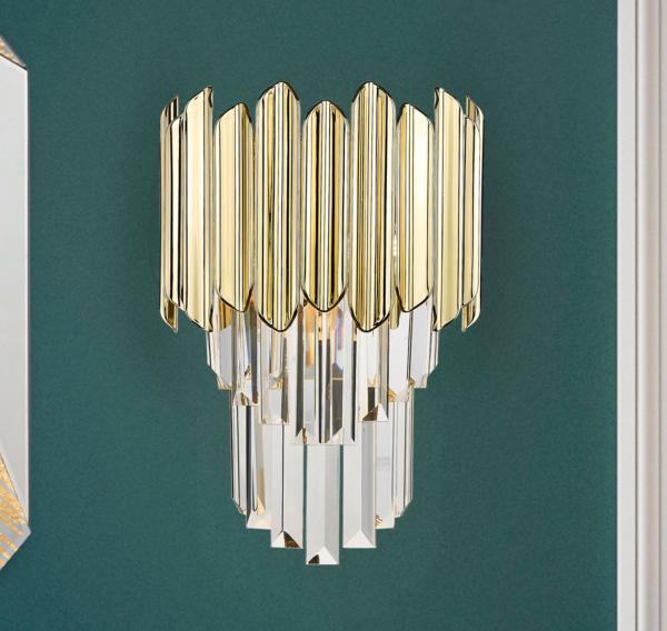 Aplique TIARA Oro - Schuller. Bombilla LED G9