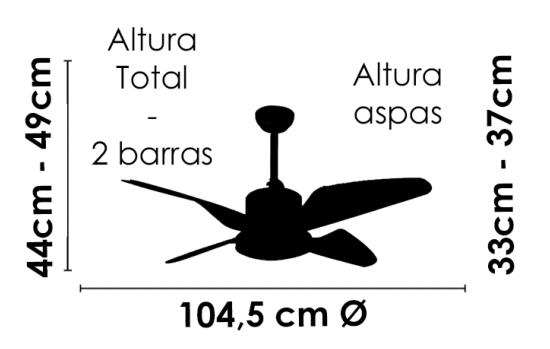 ventilador sunaca gela medida ventilador sunaca gela medida