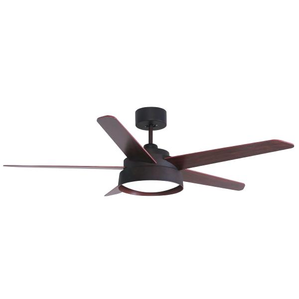 Ventilador LEBECHE Marron Fabrilamp - Motor DC. 132cm.Ø