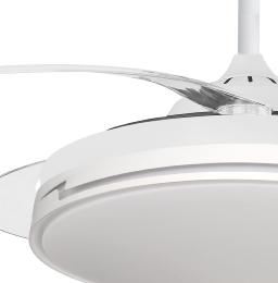 Ventilador Papiro Blanco Fabrilamp - Motor DC Ø107cm