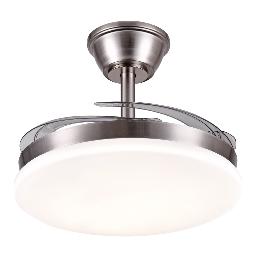 Ventilador Retractil Chloe-S Niquel P&B - Motor DC. 40-92cmØ.