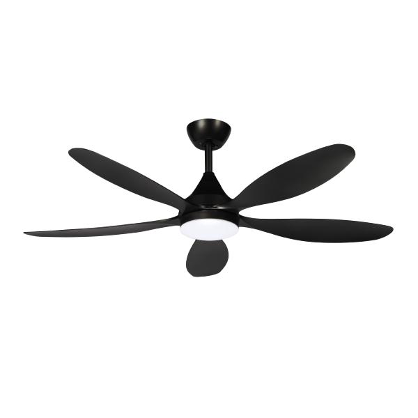 Ventilador Tobarra Negro Fabrilamp - Motor DC Ø132cm