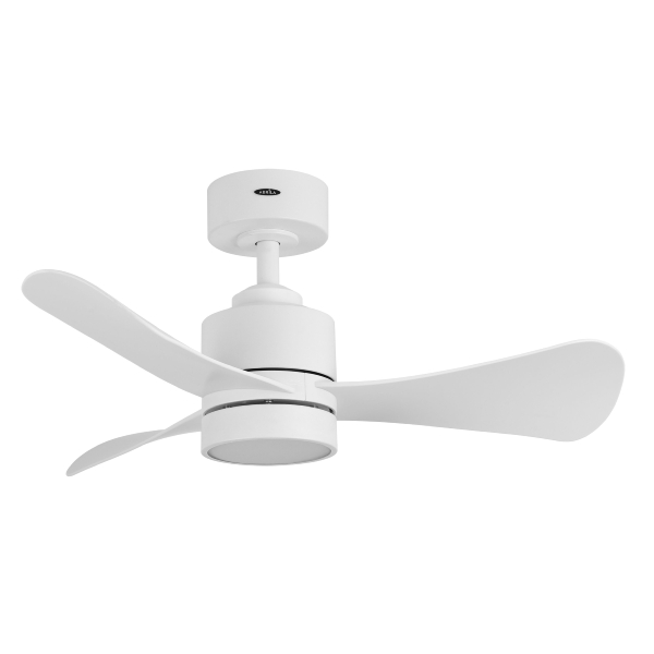 Ventilador Zepelin Blanco Fabrilamp - Motor DC Ø91cm