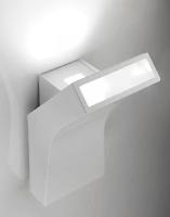 Aplique de pared LED blanco o niquel, Bend.  LEDS-C4