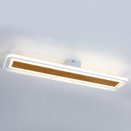 Plafon led VOLANO blco-madera led 60w 4900lm 4000k- 60*15cm - ALEMAR