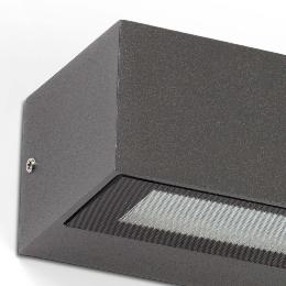 Aplique exterior DORO 380 LED gris Faro
