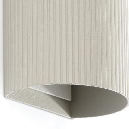 Aplique SOLE 2 Luces redondo gris estriado Faro Barcelona